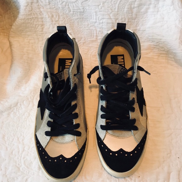 NIB**GOLDEN GOOSE**Hightop Sneakers EU 37 US 7 - Picture 2 of 8